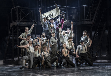 The cast of Disney's NEWSIES  - Johan Persson