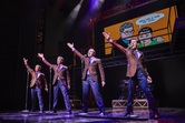 LtoR Michael Pickering, Blair Gibson, Dalton Wood, Lewis Griffiths in Jersey Boys UK & Ireland Tour
