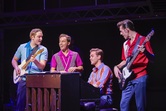 LtoR Dalton Wood, Michael Pickering, Blair Gibson, Lewis Griffiths in Jersey Boys UK & Ireland Tour