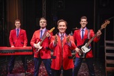 LtoR Blair Gibson, Dalton Wood, Michael Pickering, Lewis Griffiths in Jersey Boys UK & Ireland Tour