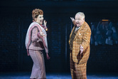 42ND STREET. Josefina Gabrielle 'Maggie Jones' and Les Dennis 'Bert Barry'. Photo Johan Persson.jpg