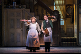 Claire Machin as Mrs Brill and Jack North as Robertson Ay in Mary Poppins  - Johan Persson