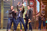 Paul French as Kenickie, Damon Gould as Sonny & Noah Harrison as Roger  - Manuel Harlan