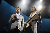 (L-R) Dan de Cruz (On-stage Musical Director, Righteous Brother and Neil Sedaka) and Peter Mooney (Nick and Righteous Brother)  - Ellie Kurttz