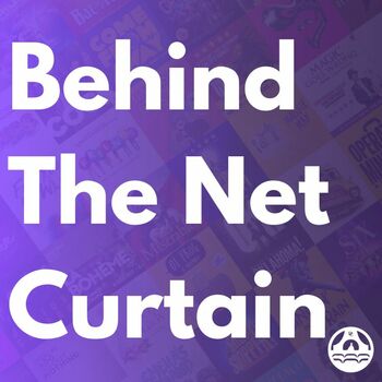 Behind the net curtain